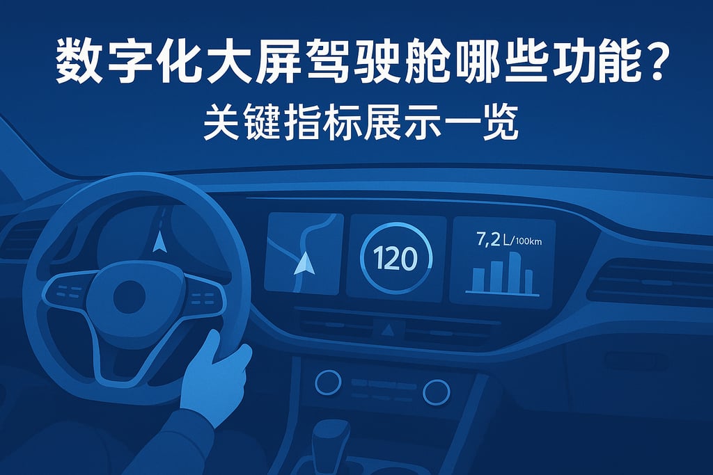 数字化大屏驾驶舱有哪些功能？关键指标展示一览