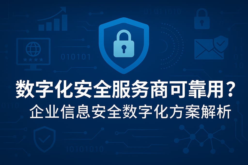 数字化安全服务商可靠吗？企业信息安全数字化方案解析