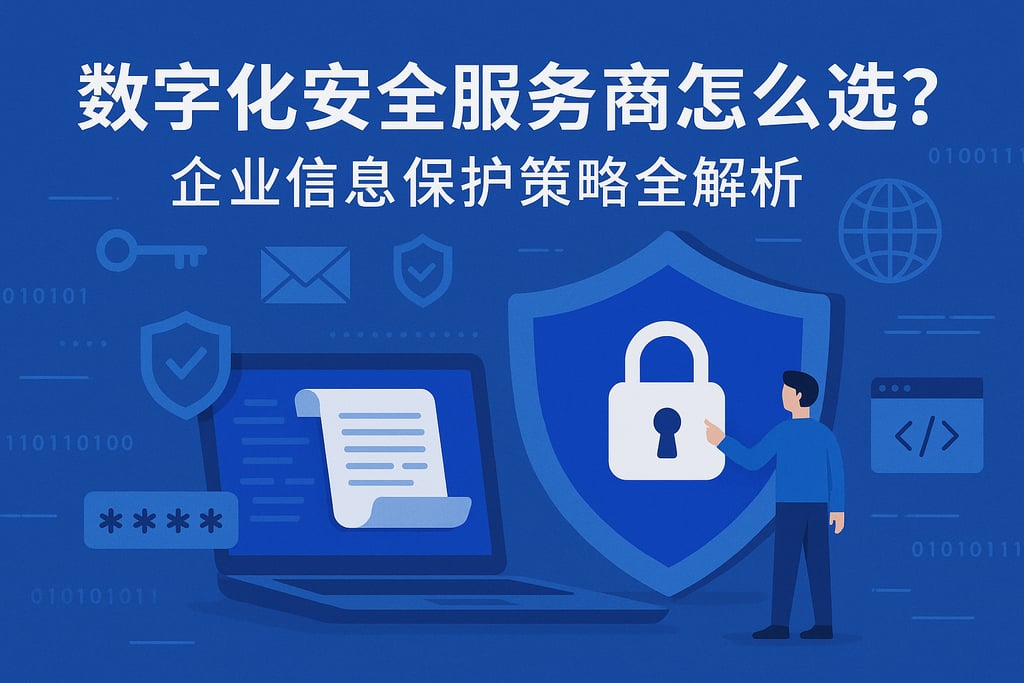 数字化安全服务商怎么选？企业信息保护策略全解析