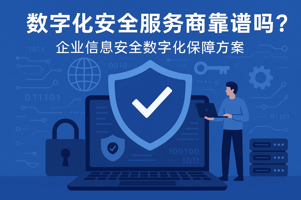 数字化安全服务商靠谱吗？企业信息安全数字化保障方案
