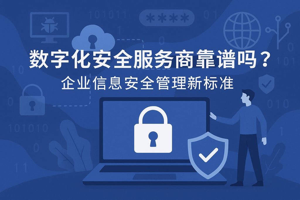 数字化安全服务商靠谱吗？企业信息安全管理新标准