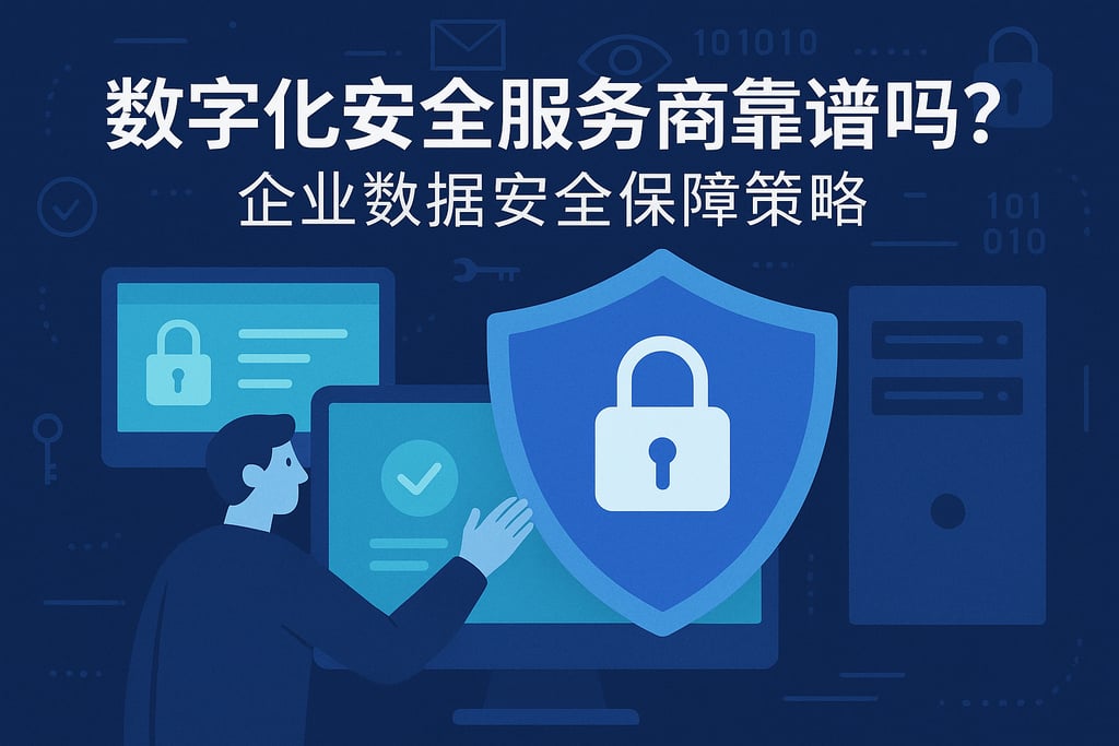 数字化安全服务商靠谱吗？企业数据安全保障策略