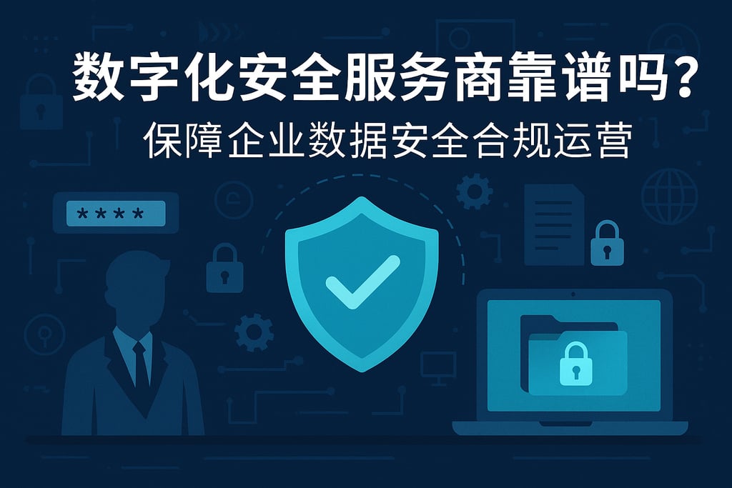 数字化安全服务商靠谱吗？保障企业数据安全合规运营