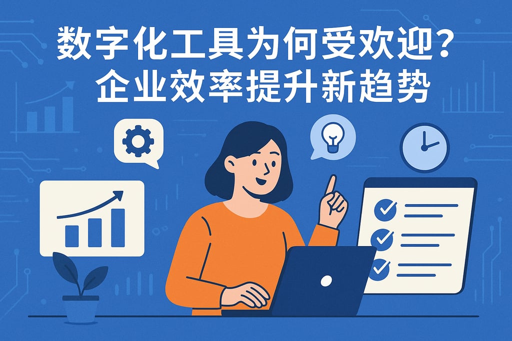 数字化工具为何受欢迎？企业效率提升新趋势