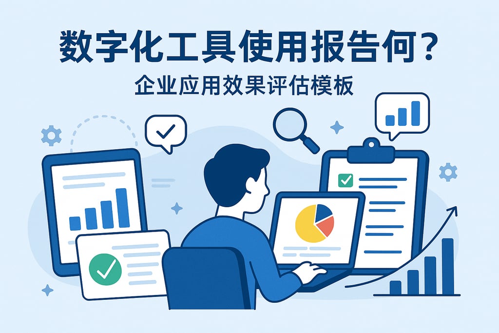 数字化工具使用报告怎么写？企业应用效果评估模板