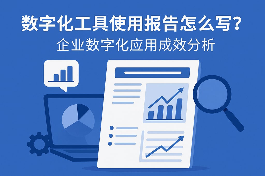 数字化工具使用报告怎么写？企业数字化应用成效分析