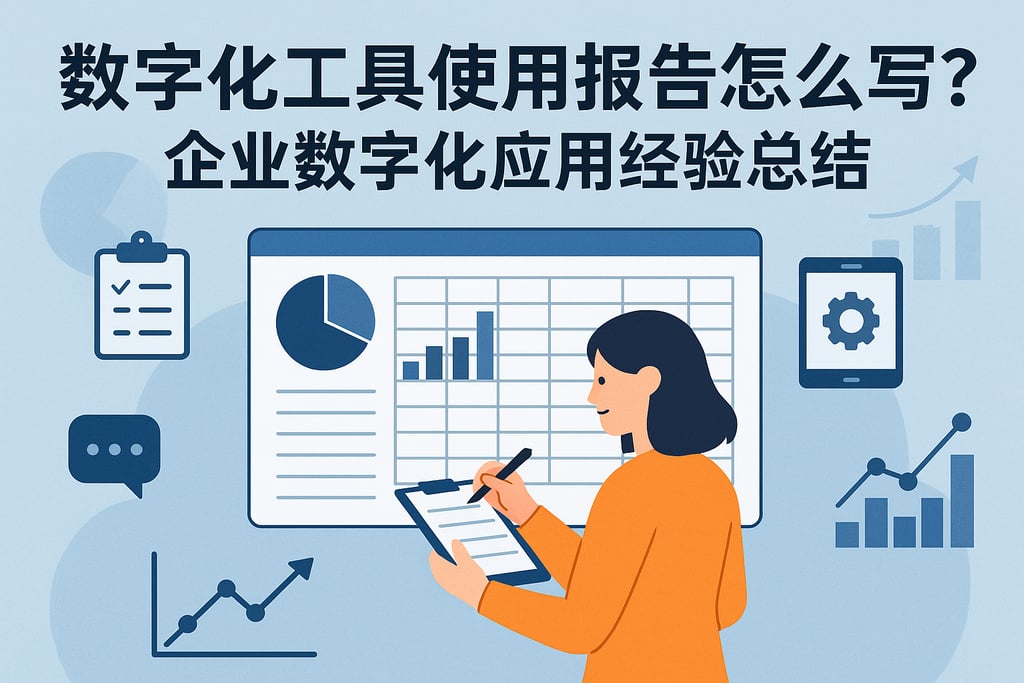数字化工具使用报告怎么写？企业数字化应用经验总结