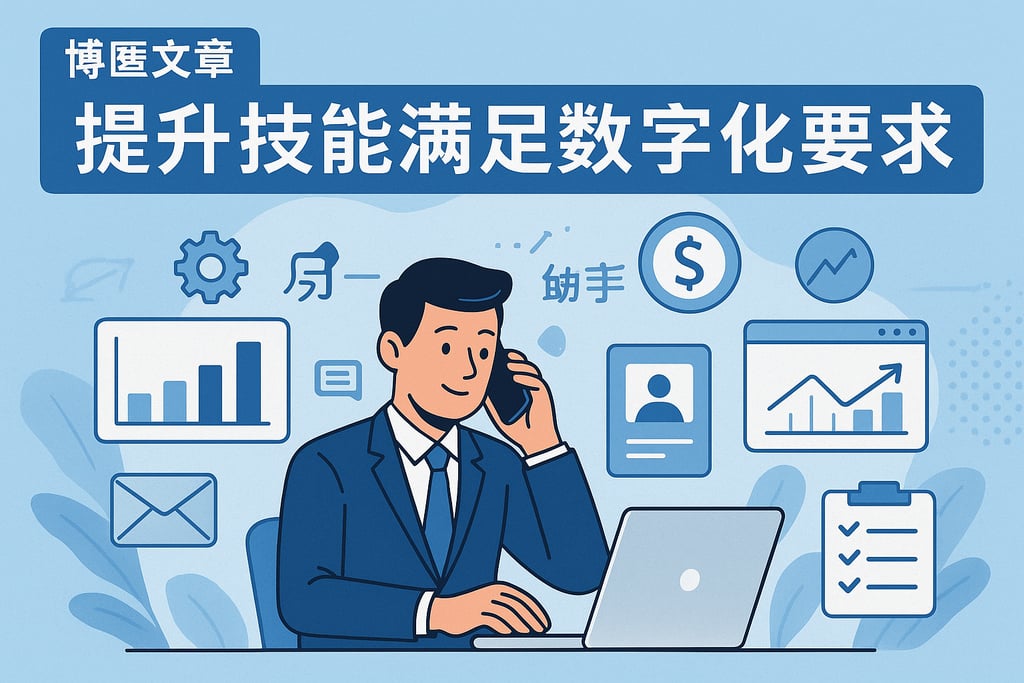 数字化工具如何助力业务员？提升技能满足数字化要求