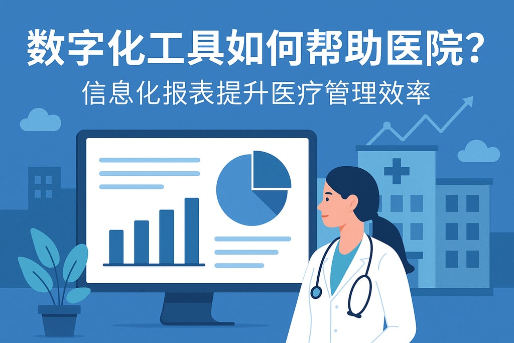 数字化工具如何帮助医院？信息化报表提升医疗管理效率