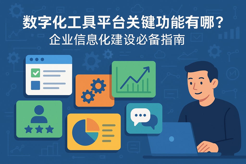 数字化工具平台关键功能有哪些？企业信息化建设必备指南