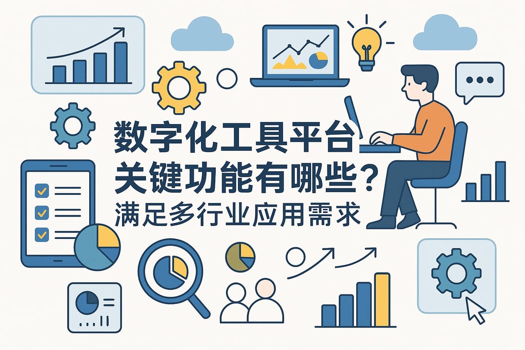 数字化工具平台关键功能有哪些？满足多行业应用需求