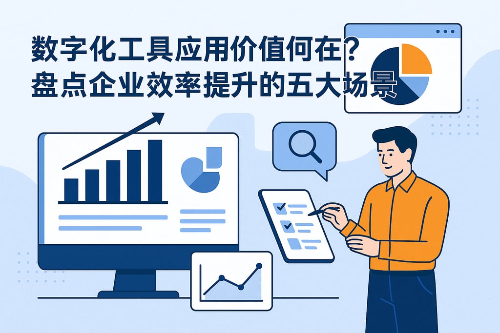 数字化工具应用价值何在？盘点企业效率提升的五大场景