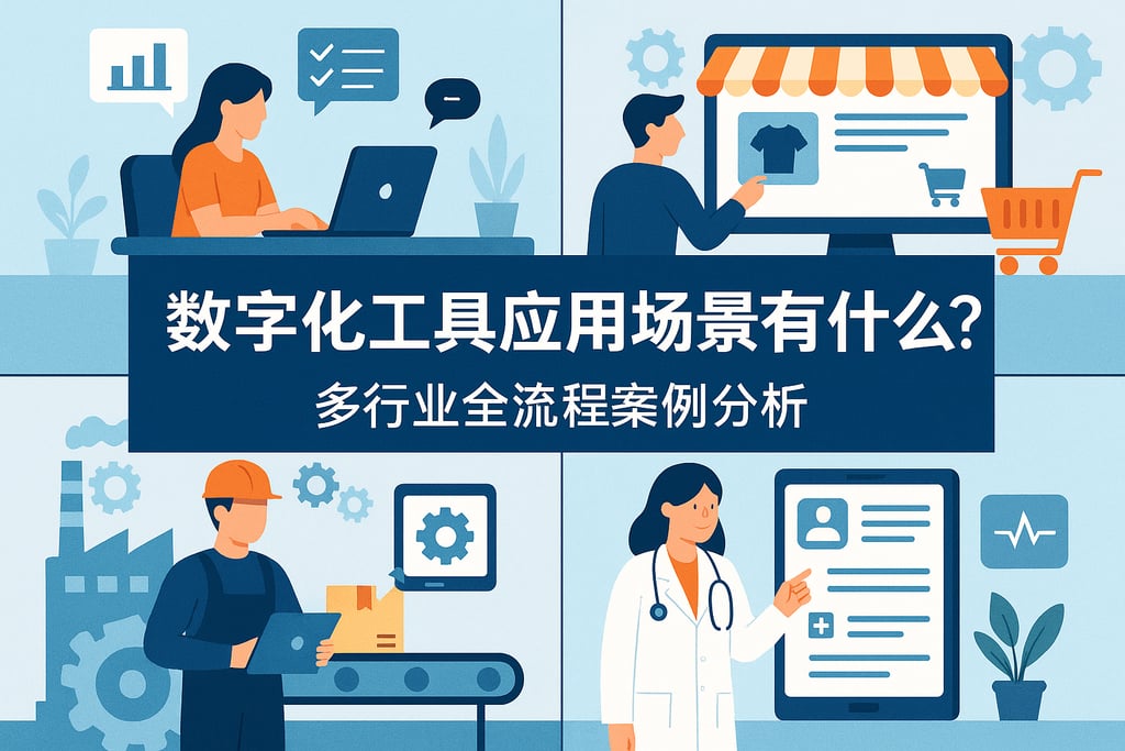 数字化工具应用场景有什么？多行业全流程案例分析