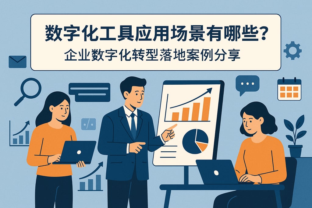 数字化工具应用场景有哪些？企业数字化转型落地案例分享