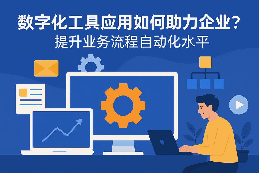 数字化工具应用如何助力企业？提升业务流程自动化水平