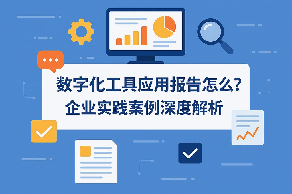 数字化工具应用报告怎么写？企业实践案例深度解析