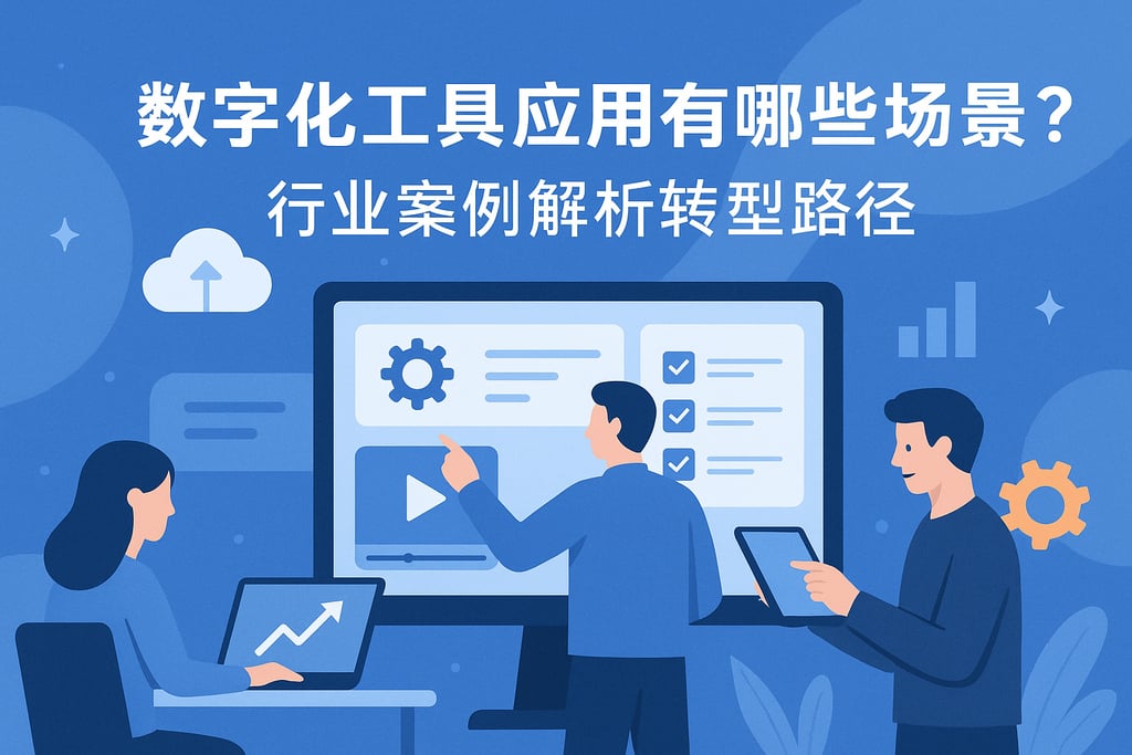 数字化工具应用有哪些场景？行业案例解析转型路径