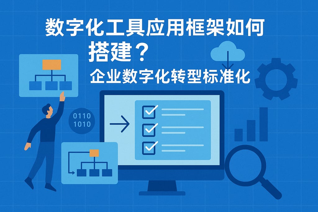 数字化工具应用框架如何搭建？企业数字化转型标准化