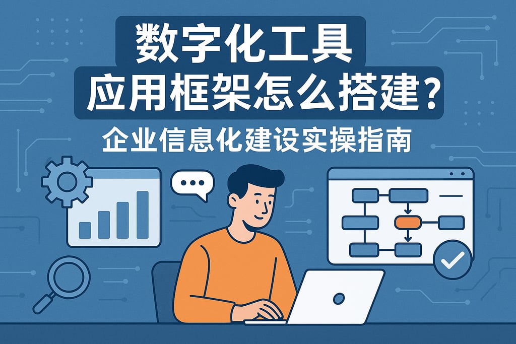 数字化工具应用框架怎么搭建？企业信息化建设实操指南
