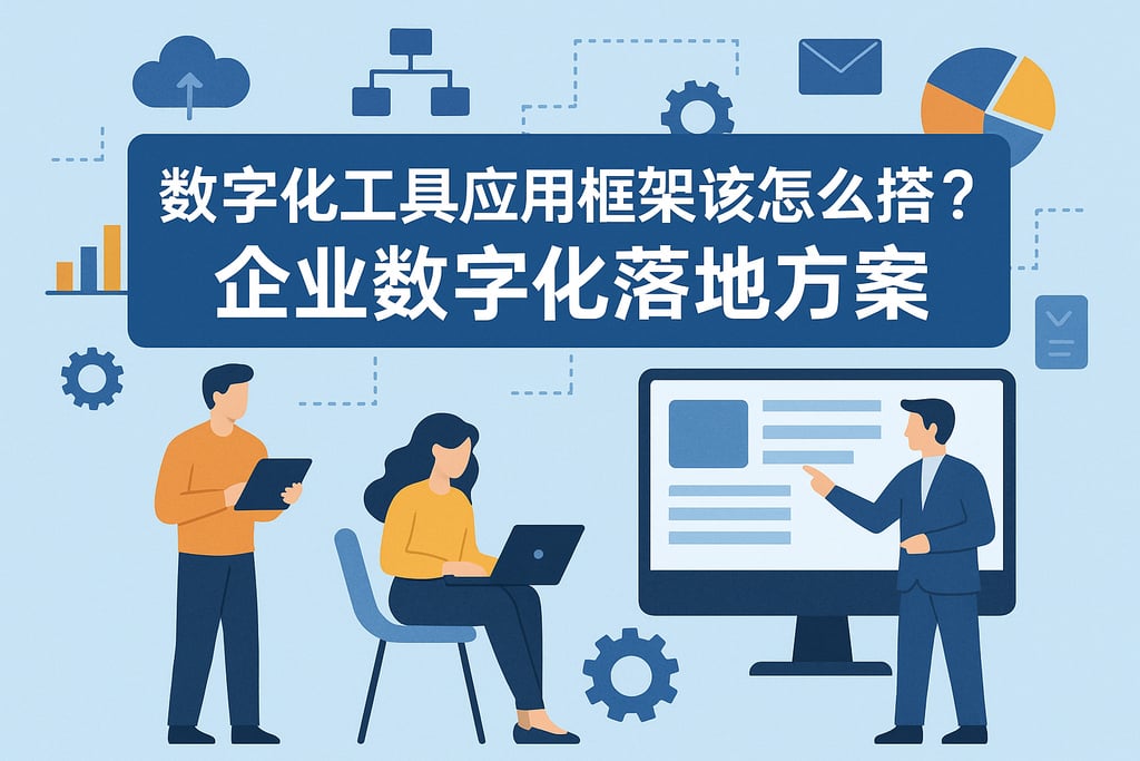 数字化工具应用框架该怎么搭建？企业数字化落地方案