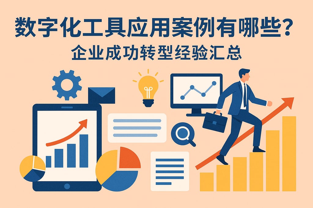 数字化工具应用案例有哪些？企业成功转型经验汇总