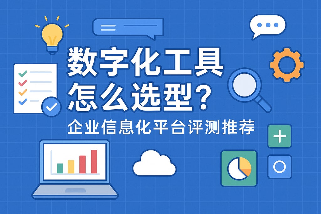 数字化工具怎么选型？企业信息化平台评测推荐