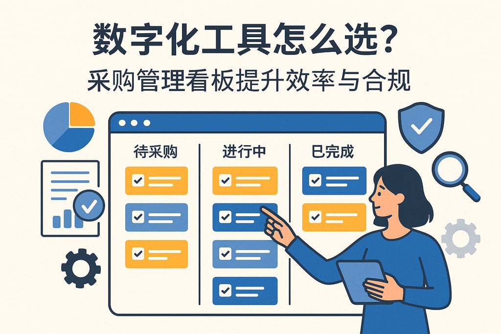 数字化工具怎么选？采购管理看板提升效率与合规