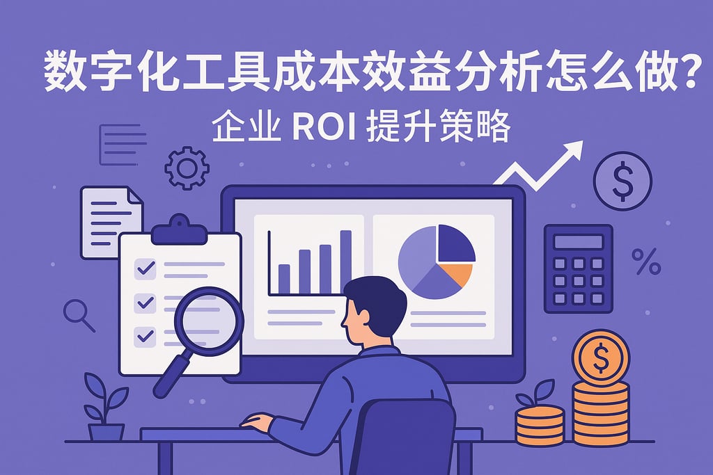数字化工具成本效益分析怎么做？企业ROI提升策略