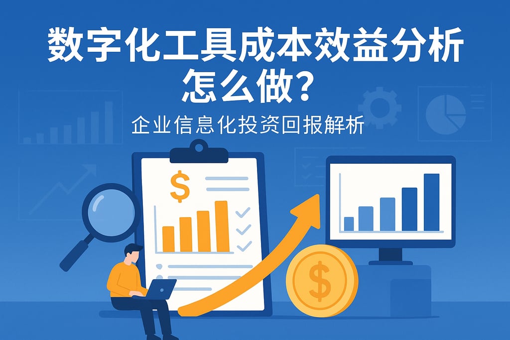 数字化工具成本效益分析怎么做？企业信息化投资回报解析