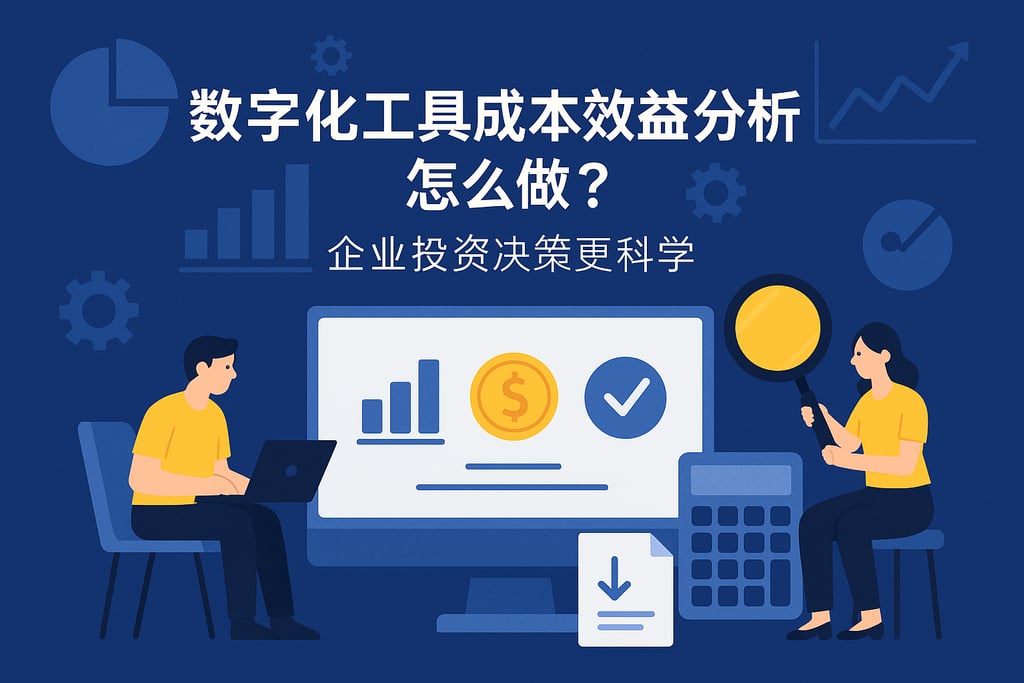 数字化工具成本效益分析怎么做？企业投资决策更科学
