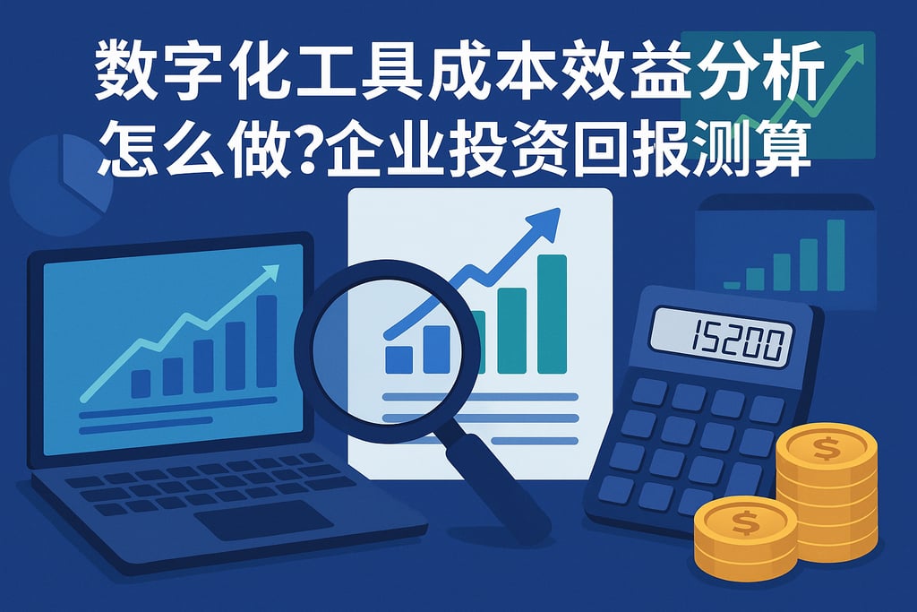 数字化工具成本效益分析怎么做？企业投资回报测算指南