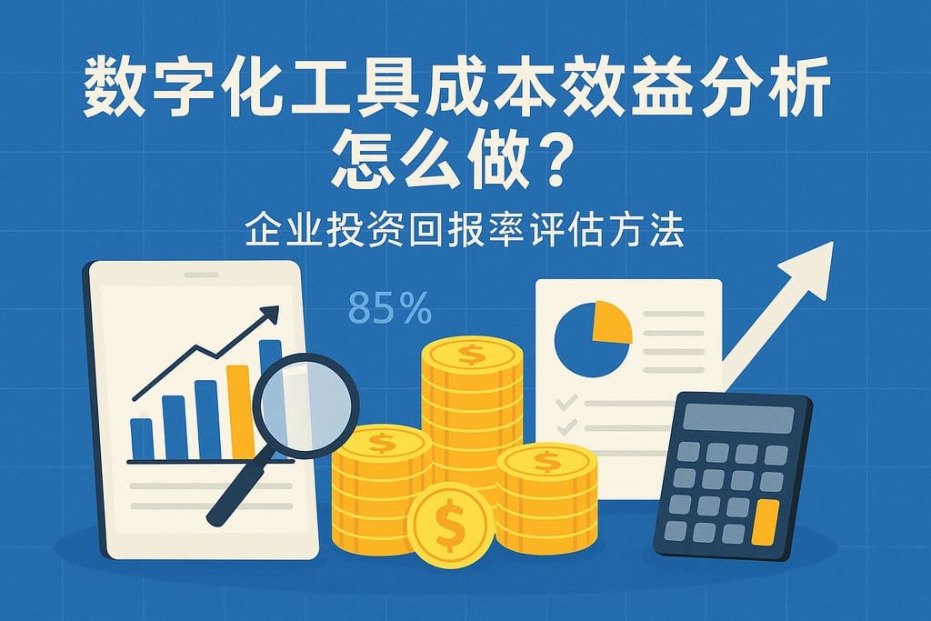 数字化工具成本效益分析怎么做？企业投资回报率评估方法