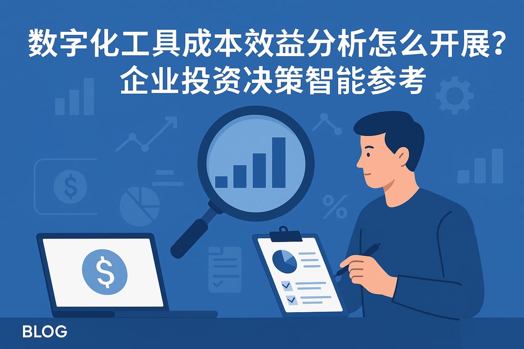 数字化工具成本效益分析怎么开展？企业投资决策智能参考