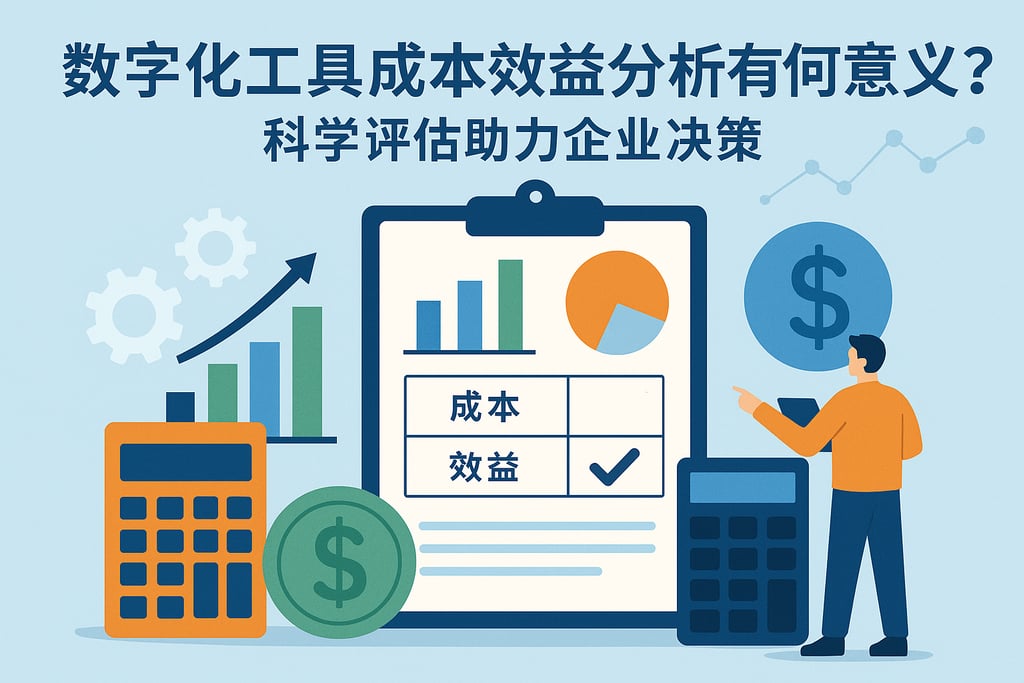 数字化工具成本效益分析有何意义？科学评估助力企业决策