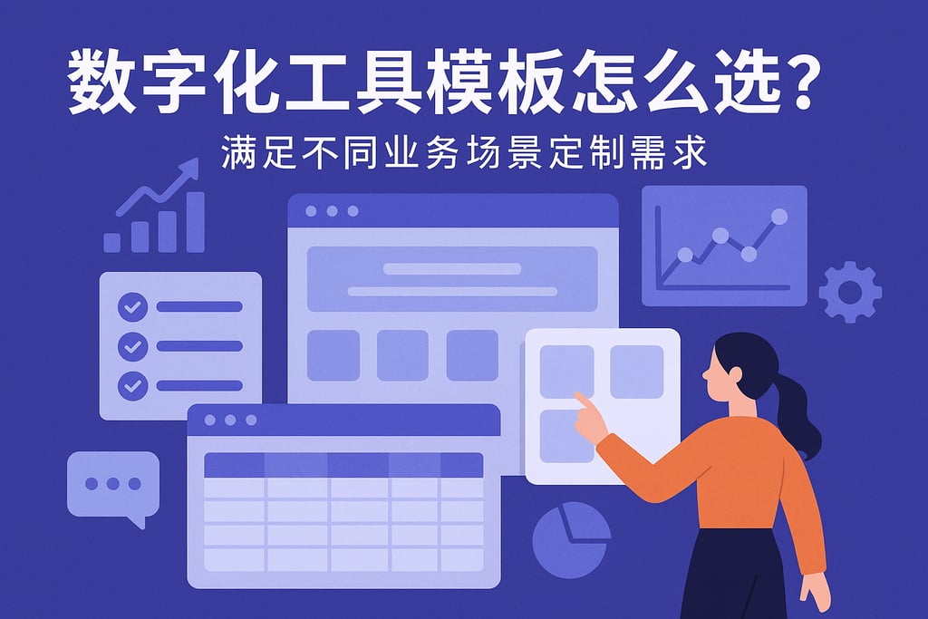 数字化工具模板怎么选？满足不同业务场景定制需求