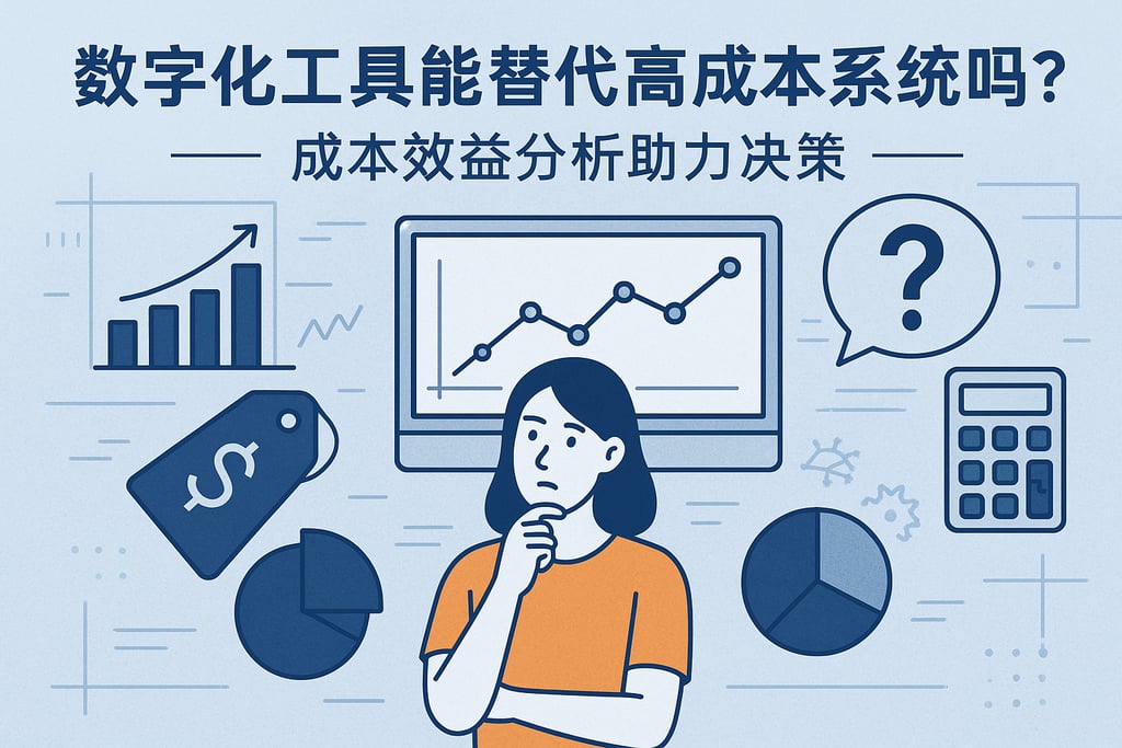 数字化工具能替代高成本系统吗？成本效益分析助力决策