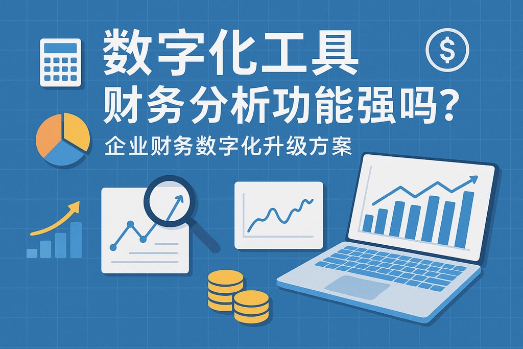 数字化工具财务分析功能强吗？企业财务数字化升级方案