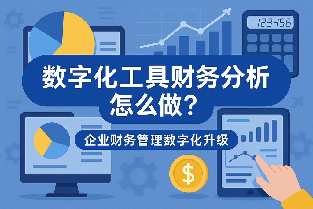 数字化工具财务分析怎么做？企业财务管理数字化升级