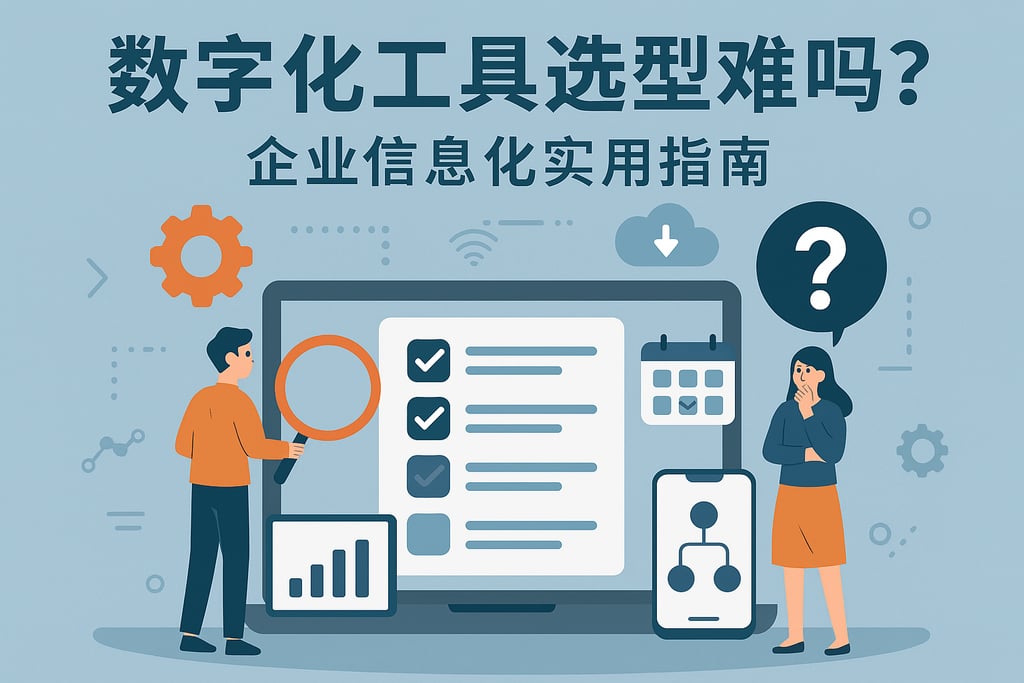数字化工具选型难吗？企业信息化实用指南