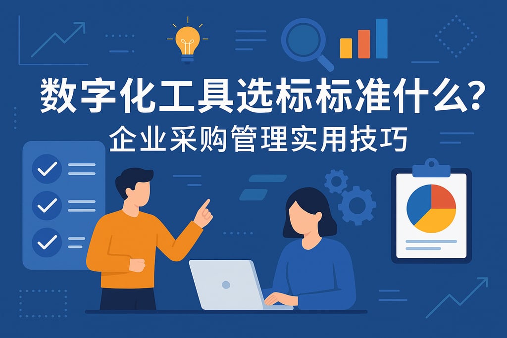 数字化工具选择标准是什么？企业采购管理实用技巧