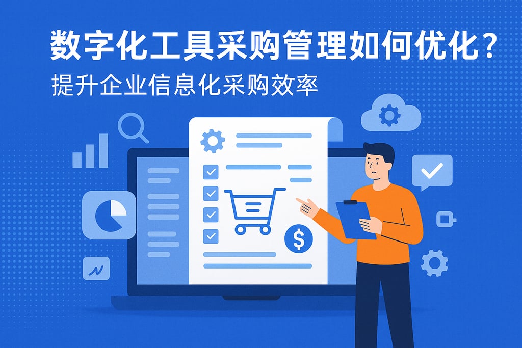 数字化工具采购管理如何优化？提升企业信息化采购效率