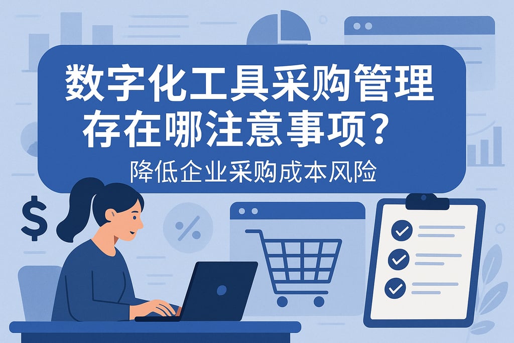 数字化工具采购管理有哪些注意事项？降低企业采购成本风险