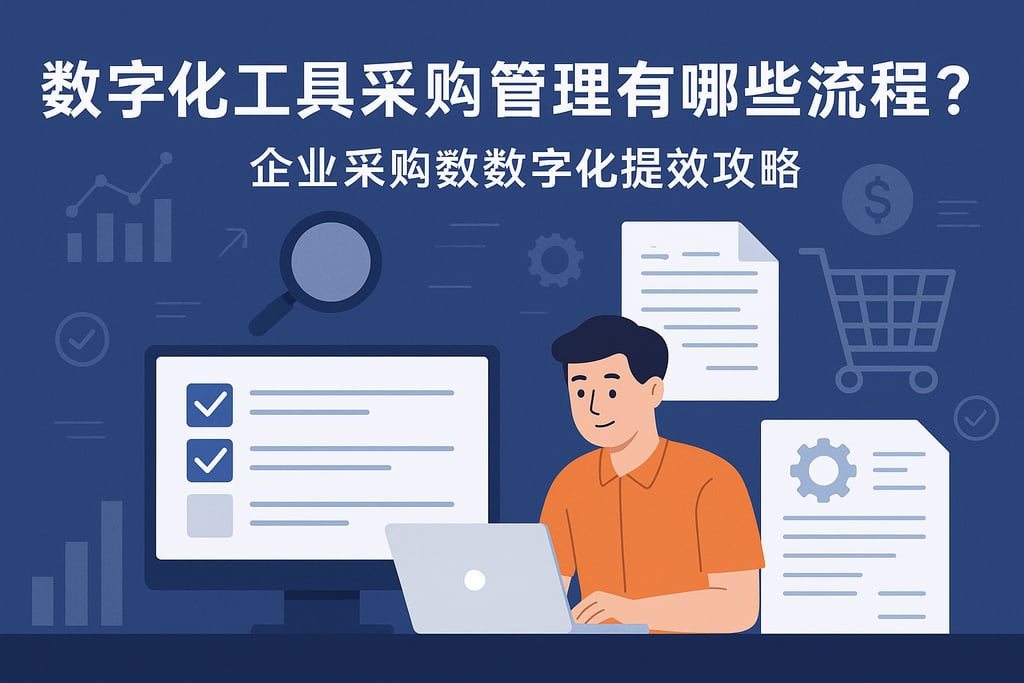 数字化工具采购管理有哪些流程？企业采购数字化提效攻略