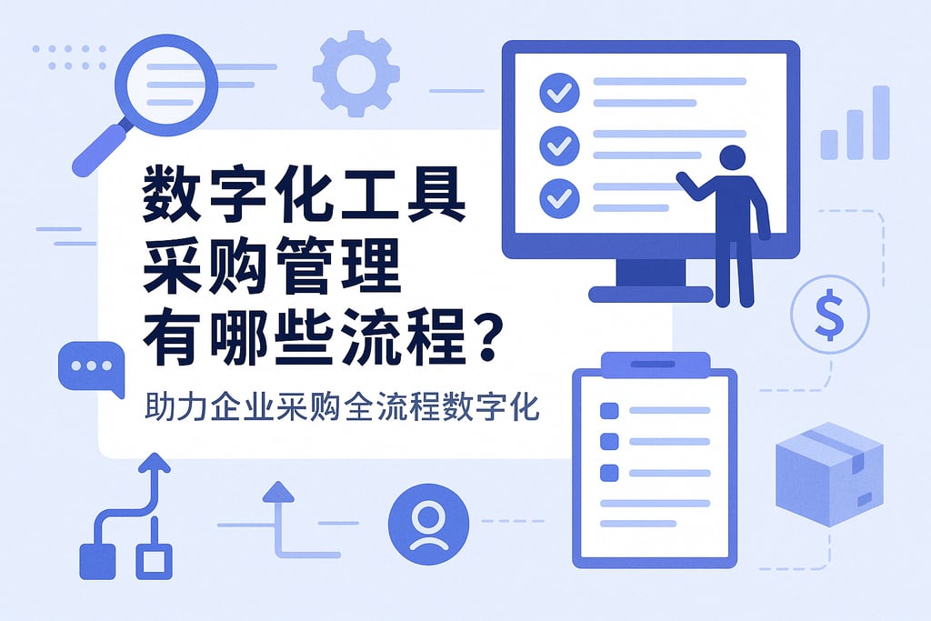 数字化工具采购管理有哪些流程？助力企业采购全流程数字化