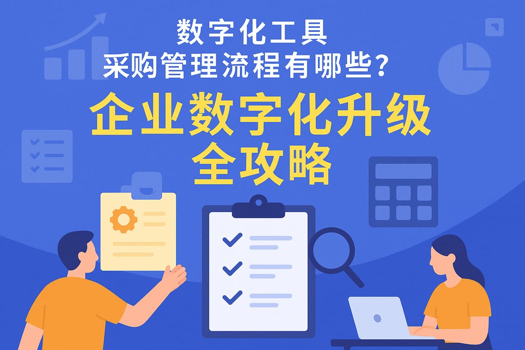 数字化工具采购管理流程有哪些？企业数字化升级全攻略