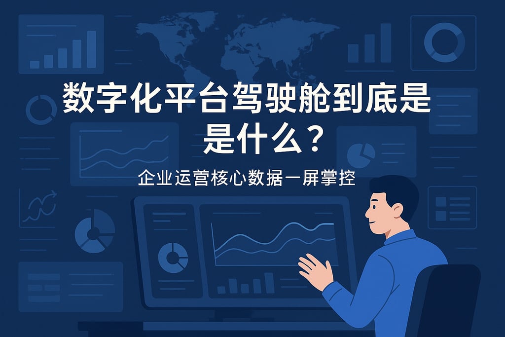 数字化平台驾驶舱到底是什么？企业运营核心数据一屏掌控