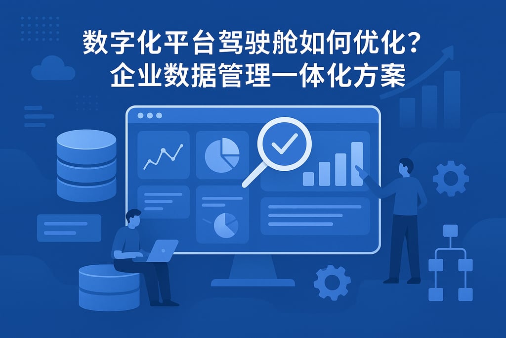 数字化平台驾驶舱如何优化？企业数据管理一体化方案