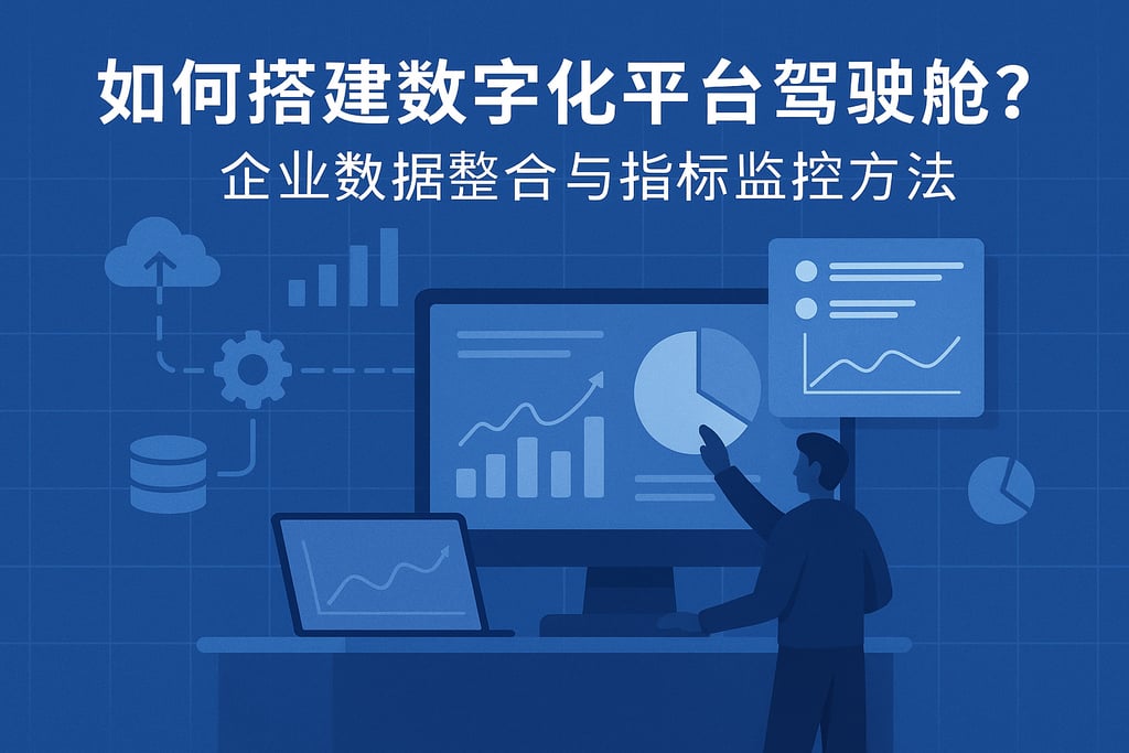 数字化平台驾驶舱如何搭建？企业数据整合与指标监控方法