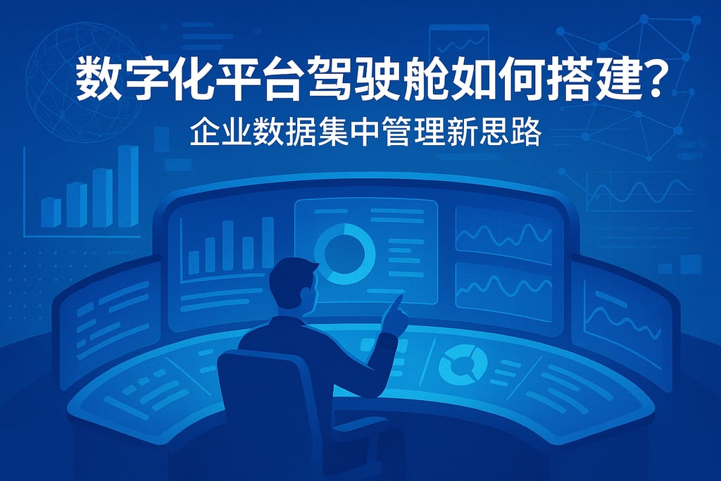 数字化平台驾驶舱如何搭建？企业数据集中管理新思路