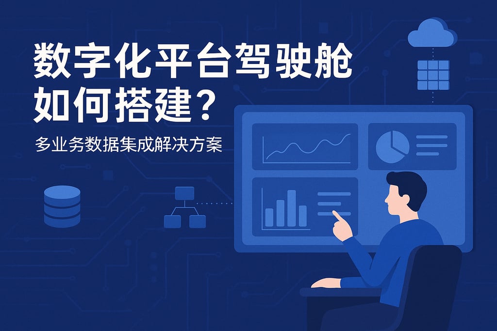 数字化平台驾驶舱如何搭建？多业务数据集成解决方案